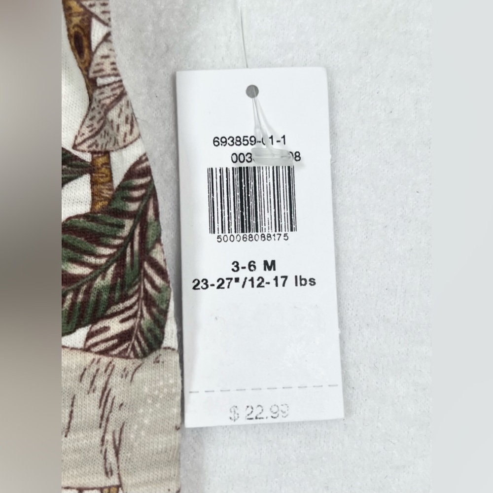 OLD NAVY NWT Baby Girl Jungle Safari Giraffe Romper 3-6m Animal Print Africa‎ - Picture 3 of 13